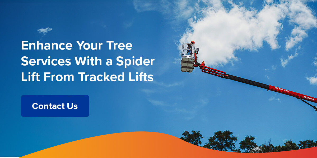 Enhance Your Tree Services With a Spider Lift From Tracked Lifts