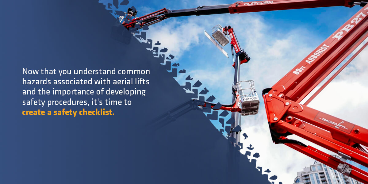 Creating a Safety Checklist for Your Aerial Lift