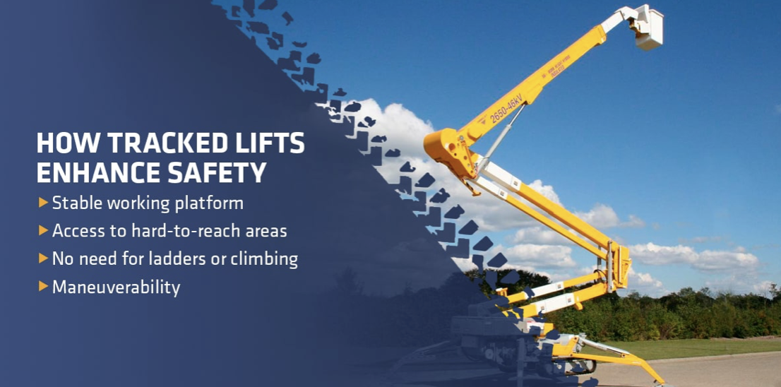 How Tracked Lifts Enhance Worker Safety and Reduce Accidents
